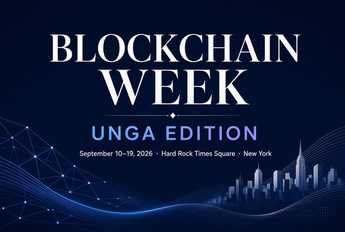 Blockchain Week – UNGA Edition Announces Latest Round of Speakers and Expanded Leadership Team